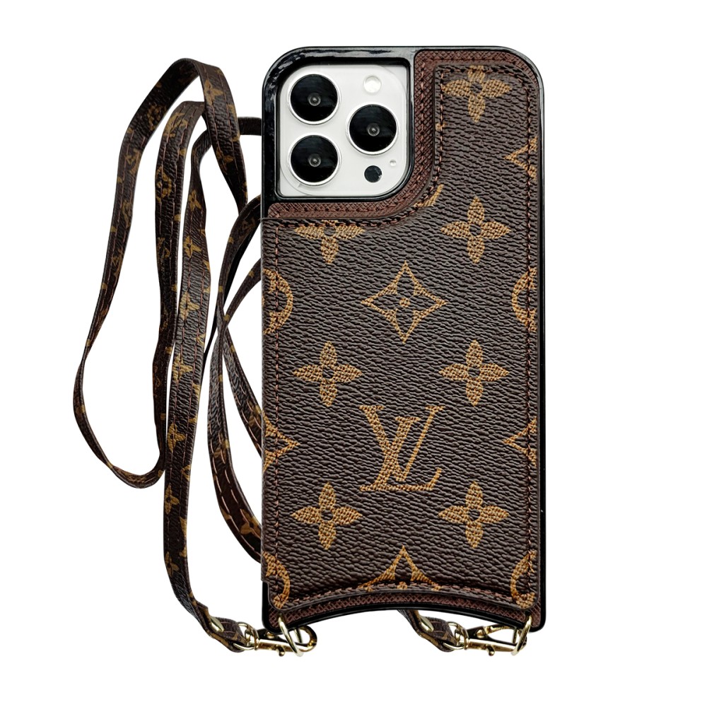Hortory luxury designer iphone case with credit card holder and